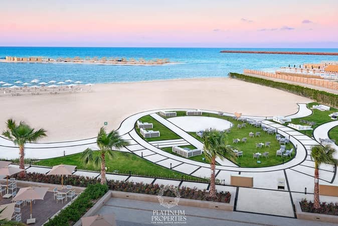 Direct Sea view Fully Furnished Studio with installments and Ready to Move Palma Bay Rotana In Marina 5