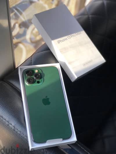 آبل - آيفون 13 برو ماكس 512 GB بطاريه 98% زيرو ضريبه بكل مشتملاته