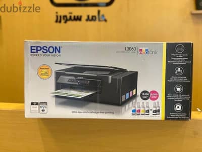 Epson l 3060 A4 ٤ لون  اسكنر