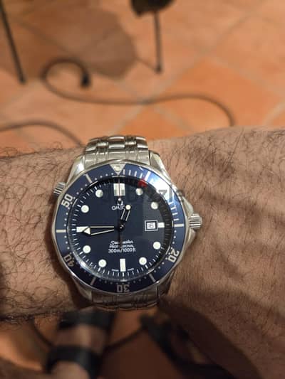 Omega Seamaster Professional 300M – Blue Dial & Bezel GoldenEye Quartz