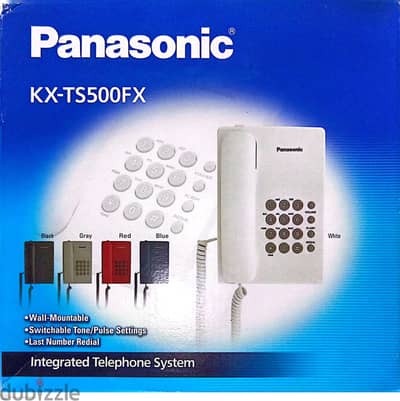 تليفونات باناسونيك الأرضية (سلسلة KX) KX-TS500FXB