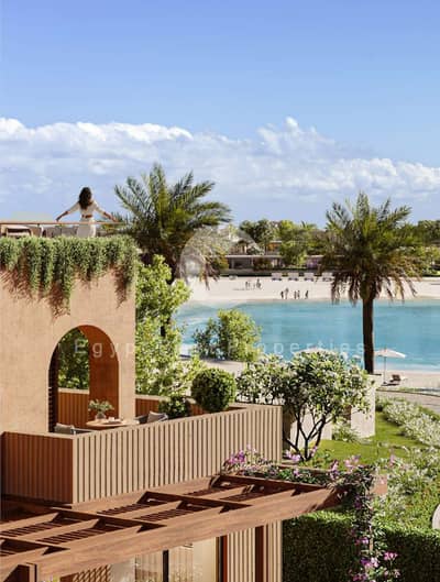 town house villa for sale, in ramla north coast, fully finished with AC, direct lagoon bahary 100%
