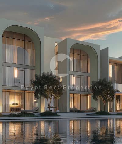 شاليه 3 غرف في هاسيندا حنيش بالم هيلز - 5% مقدم والتقسيط مريح علي 8 سنين واستلام قريب