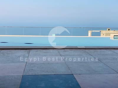 أقل سعر 3 غرف+حديقة استلام فوري فيو بحر ولاجوون متشطب  شاليه أرضي للبيع في المونت جلالة العين السخنة