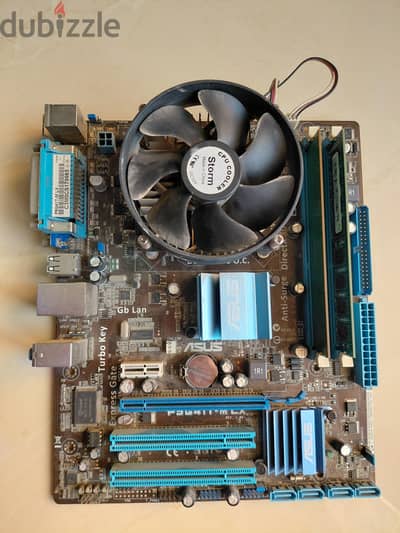 بندل G41 Asus Motherboard مع core 2 duo E8400 و 4 Ram