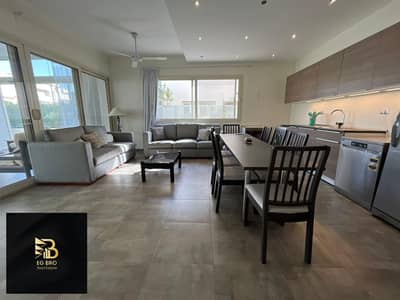 جونيور شاليه مفروش بالكامل بحديقة 480م² للبيع في قرية Hacienda Bay - الساحل الشمالي (استلام فوري)