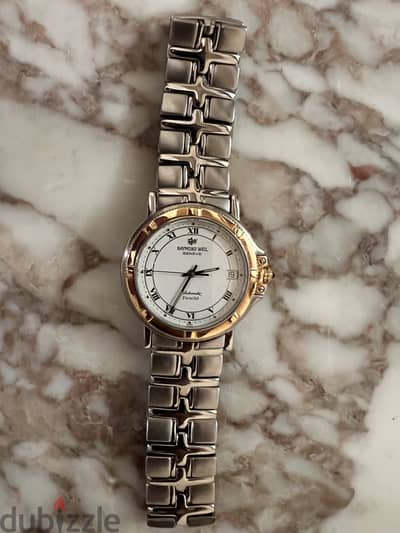 Gold plated Raymond weil geneve