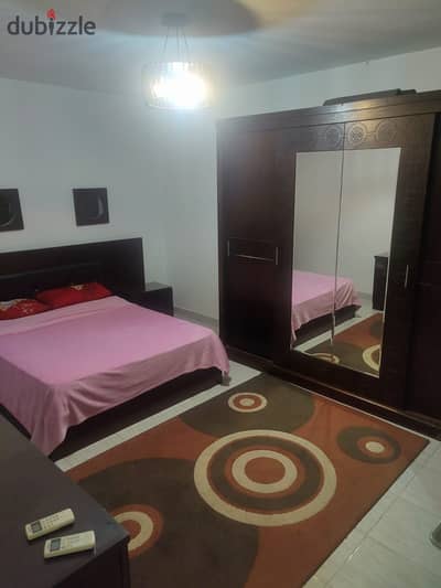 Furnished hotel-style apartment for rent in Al Rehab.