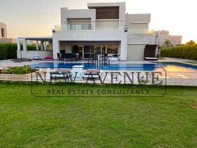 فيلا مستقلة مع كابينة للبيع في Hacienda Bay | إطلالة على اللاجون | حمام سباحة خاص | تشطيب كامل