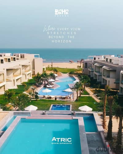 شاليه للبيع في Boho El Sokhna | Sea View | Fully Finished