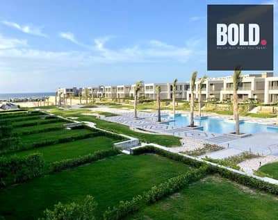 شاليه مميز فرش راقي للايجار 110م غرفتين في لافيستا راس الحكمه الساحل الشمالي  Luxury Chalet for rent  110sqm 2br La Vista Ras El Hekma , North Coast