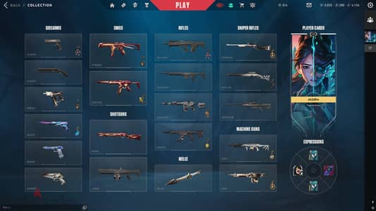 pc valorant account
