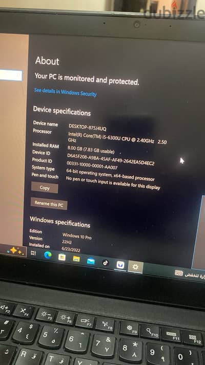 lenovo thinkpad T460s, I5