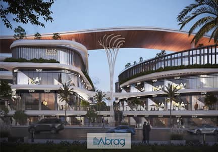 محل تجارى مميز دور ارضى 216متر بمساحة خارجية مول Halo Commercial Hub اكتوبر بجوار نادى وادى دجلة
