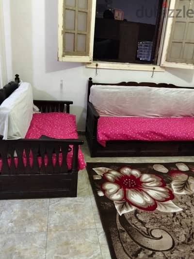 شقه ١١٥ متر مفروشه شارع وادي النيل بالمهندسين