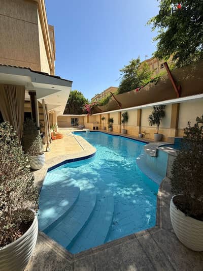 A special opportunity to own a Stand Alone Villa in Al-Rehab - distinctive finishing, modern furnishings, and a swimming pool