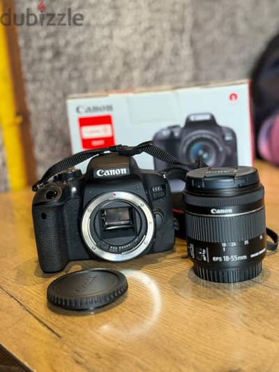 كاميرا كانون  كالجديدة استعمال بسيط جداCANON EOS 800D/ Shutter wear 6%