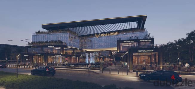 محل للبيع 41م في Vista Mall الشروق أمام الجامعة الفرنسية الجديدة مباشرة واجهة رئيسية على الشارع تقسيط حتى 7 سنوات  Project Gate إدارة وتشغيل MRB