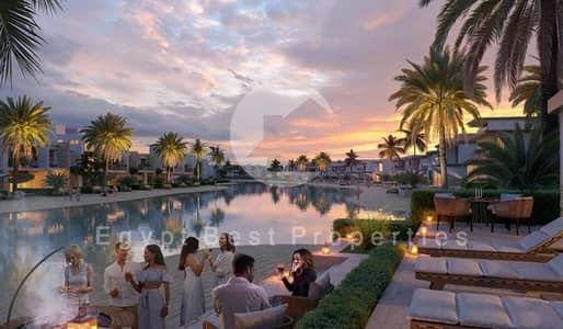 شاليه 3 غرف نوم للبيع بسعر الطرح الاول  باقل مقدم 5% فقط متشطبه بالكامل والتكيفات فى موقع مميز فى سيلفر ساندس فى الساحل الشمالى