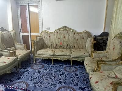 طقم  صالون مدهب