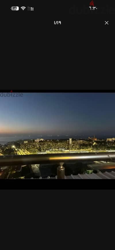 روووف فيو البحر والمنتزه والمعمورة أجمل فيو فى مصر