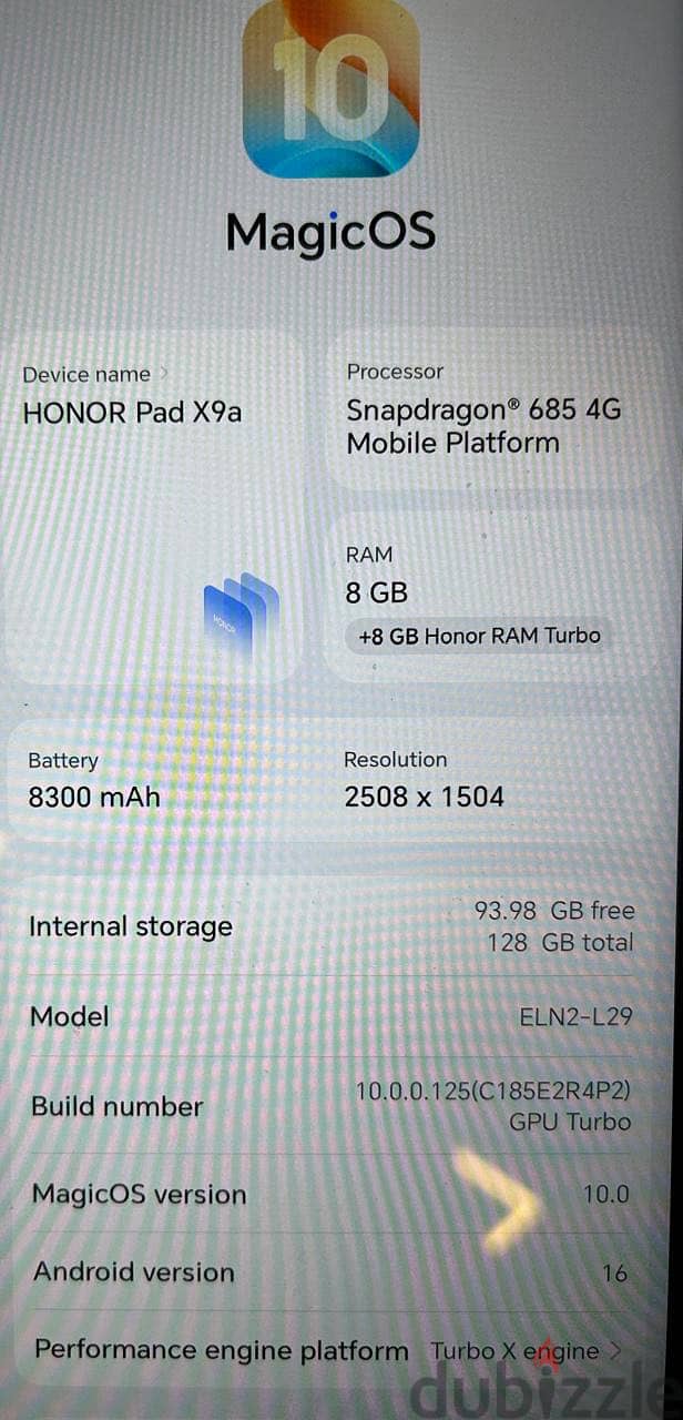 HONOR Pad X9a 1
