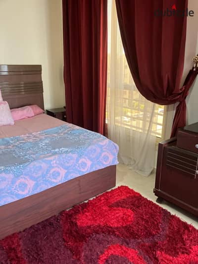 3 room apartment furnished air-conditioned Dar Misr Compound 12 Sheikh Zayed
