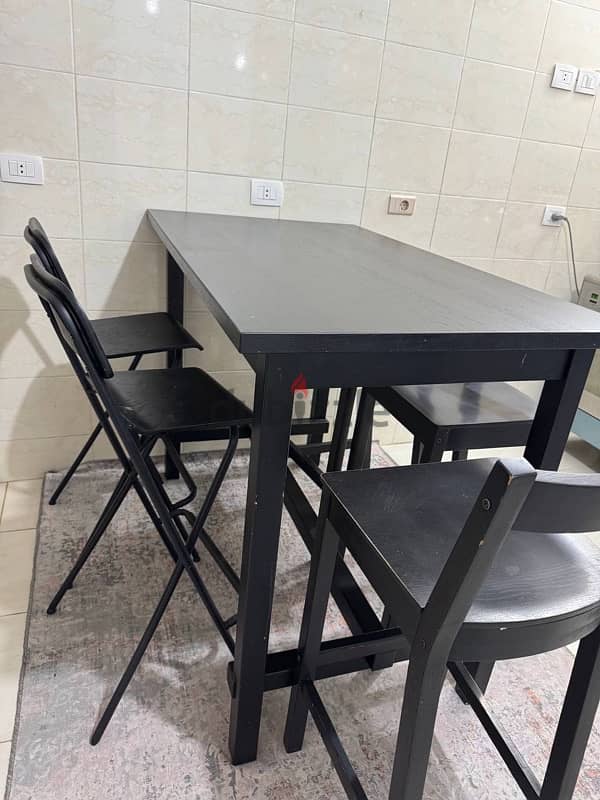 IKEA BAR STOOLS AND TABLES 1