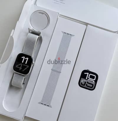 Apple Watch Series 10   46 m  حالة ممتازة + كاملة بالعلبة
