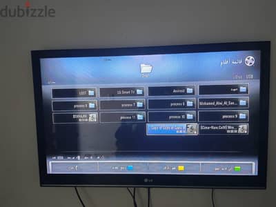 شاشة lg  ٤٢ بوصة lcd محملة