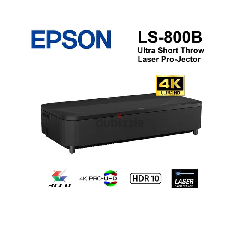 Epson LS800 4K 150” UST Laser Projector. ONLY Unit in Egypt 1