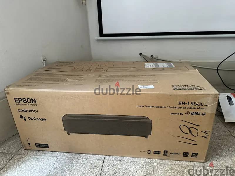 Epson LS800 4K 150” UST Laser Projector. ONLY Unit in Egypt 4