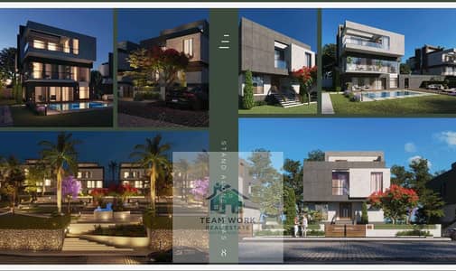 Last town in the compound at a special price, ready for occupancy in 6 months, in ELEVATIONS Compound, Sheikh Zayed, Green Belt, Basin 2, Gate 1, oppo