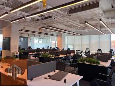 An office with an area of 750 m fully finished ready for delivery in front of the American University in Fifth Settlement, New Cairo