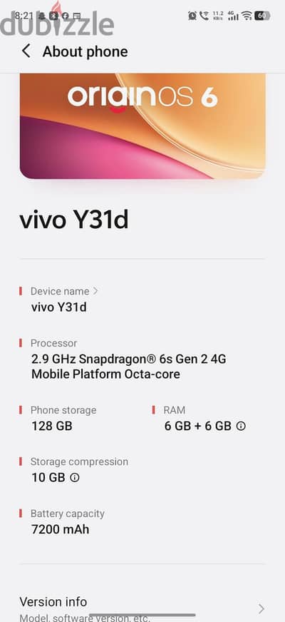 Vivo Y31d