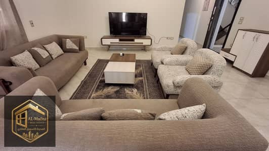  Brand-new furnished apartment for rent in Yasmeen, 180 sqm, ground floor, ready to move in, EGP 35K, negotiable for long-term leases.