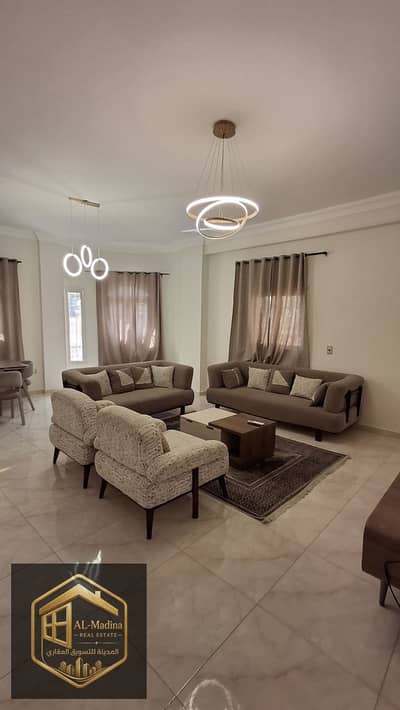  Brand-new furnished apartment for rent in Yasmeen, 180 sqm, ground floor, ready to move in, EGP 35K, negotiable for long-term leases.