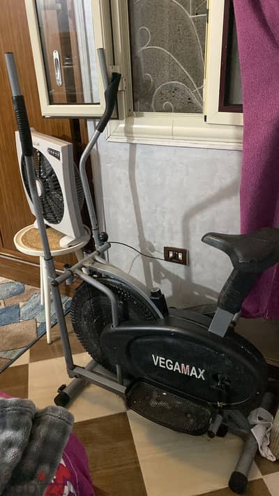 : VEGAMAX أوربتراك + عجلة رياضية 2 في 1 بحالة ممتازة