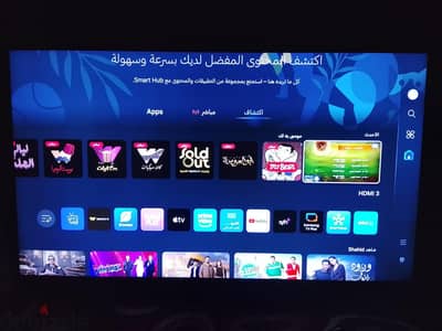 شاشه سامسونج ٦٥ بوصه سمارت 4k برسيفر داخلي