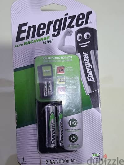 New Rechargeable Energizer AA 2