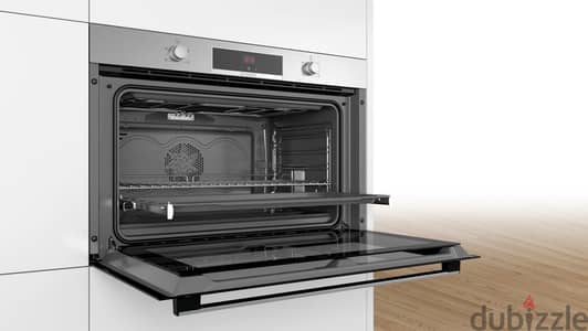 Bosch Series 4 Gas built-in oven 90 x 60 cm Stainless steel
