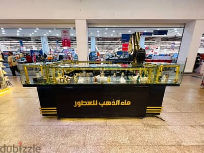 بارتشن مول للبيع٣ في٢ متر مجهز بالكامل مناسب للعطور والإكسسوارات