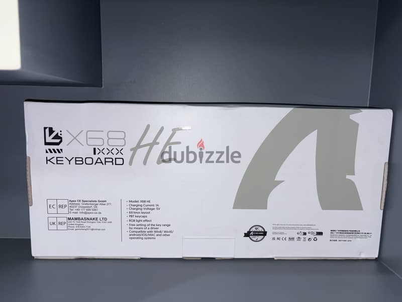 Keyboard attack shark x68 he 3