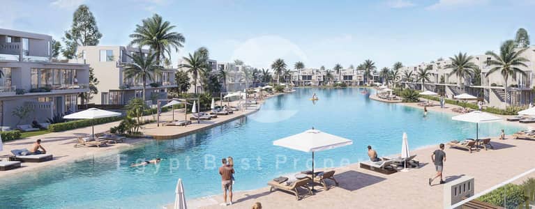 Hot Deal | Launch Price | Ground Chalet 2BR Lagoon Front in Mar Bay Ras El Hekma | 5% Down Payment | 10 Years Installments Hot Deal | Launch Price | Ground Chalet 2BR Lagoon Front in Mar Bay Ras El Hekma | 5% Down Payment | 10 Years Installments