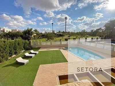 old price sale  (3floors) full privacy corner S villa for sale in sarai new cairo compound 5th settlement next to madinaty and auc , bloomfields