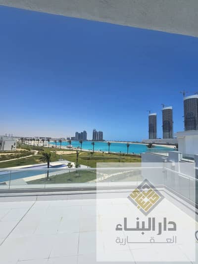 ready to move with 20% sea and lagoons view  fully finished apartment for sale in mazarine new alamein next to marassi and marina , latine distrect