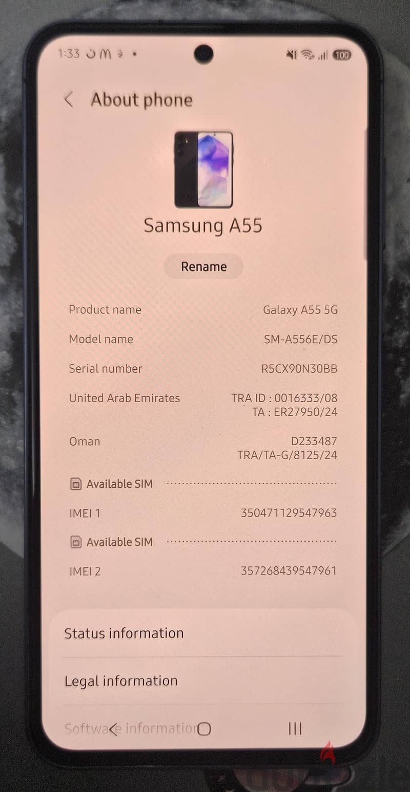 Samsung A55 5G 3