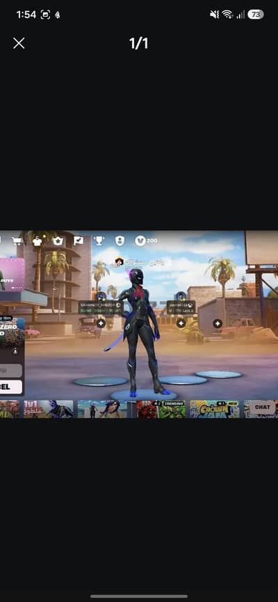 حساب فورتنايت 118 سكن