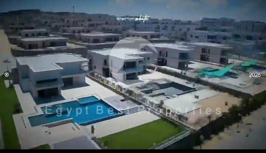 3 bed sea view Rtm in Ras elhekama and installment over 5 years in third raw Fully finished  & 4 bathrooms