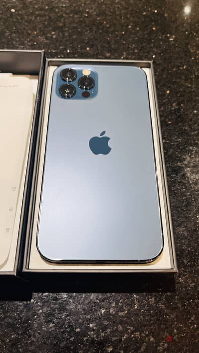 iPhone 12 Pro (Pacific Blue) - 128 GB | آيفون 12 برو بحالة الزيرو